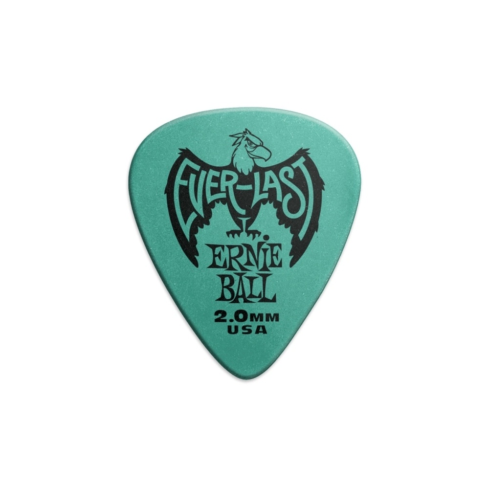 ERNIE BALL P09196 Evarlast  Yeşil/Mavi 2.0 mm 12'li Paket Pena